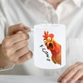 thumbnail image 6 of Leodye 11oz Chicken Rooster Ceramic Mug - Novelty Gift for Home & office, 6 of 6