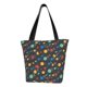 thumbnail image 1 of Disketp Vintage Records Bolsa de Hombro Casual para Mujer, Bolso Cruzado para Compras, Viajes y Uso Diario, 1 of 6