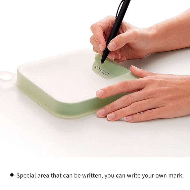 Boîtes à Sandwich Silicone Réutilisables 2 Pièces - Conteneurs Toast Bento Étanches