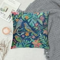 thumbnail image 2 of JRXY Blue Orange Hummingbird Bird Teal Decorative Pillow Covers Cozy Soft Throw Pillowcase Square Couch Cushion Cover for Home Decor Sofa Living Room Bed Car  White, 2 of 5