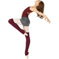 thumbnail image 3 of Body Wrappers 194 Women's 27" Legwarmers (BURGUNDY), 3 of 3