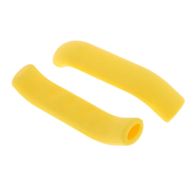 Cubierta protectora de la palanca de la manga del silicón de la manija del Amarillo Sunnimix Cubierta de la palanca del freno de bicicleta