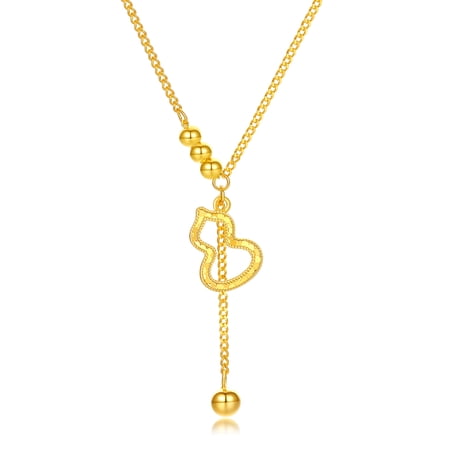 ZHOU LIU FU 925 Sterling Silver Hulu Pendant Necklaces - Dainty Gourd Necklace Lucky Jewelry Birthday Anniversary for WomenMother Lover Her 15.7-17.7Inch