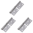 thumbnail image 1 of 6Pcs Ton Argent Porte Drapeau de Fenêtre en Acier Inoxydable Charnières 6.1cm, 1 of 6