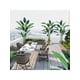 thumbnail image 5 of 6ft/7ft bird of paradise artificial plant con permanent flower, fake palm tree indoor/outdoor moderno decor, faux plants home/oficina, ideal housewarming gift con 17(20) trunks faux leaves, 5 of 7
