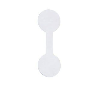 Small White Gummed Jewelry Price Tags - Store Supply