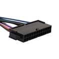 thumbnail image 4 of 6 ''ATX 24-Pin A 12 Pines Convertidor de Alimentación 18AWG Negro Manguito Cord para Q87H3-AM Q87 shamjiam Cable de fuente de alimentación del ordenador, 4 of 8