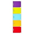 thumbnail image 3 of Hodedah 5-Shelf, 5-Door Multi-purpose Cabinet, Rainbow, 3 of 8
