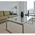 thumbnail image 5 of 36 x 72 Inch Rectangle Glass Table Top 1/4 Inch Thick Clear Tempered Glass With Flat Edge Polished Eased Corners, 5 of 8