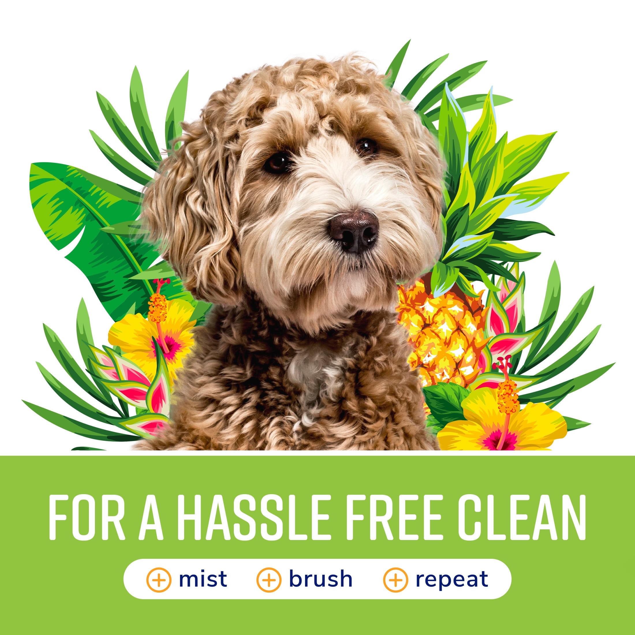 Naturel Promise Fresh & Soothing Dog Deodorizing Spray Tropical Breeze, 8 fl oz Bottle