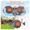 thumbnail image 4 of Garden Automatic Retractable Hose Reel - PP Material, Auto Rewind, Thread Connector, 4 of 6