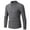 Gray, variant on Aloohaidyvio George Mens Half Turtleneck Zip Knit Sweater Long Sleeve Rib Bottom Hem Shirt