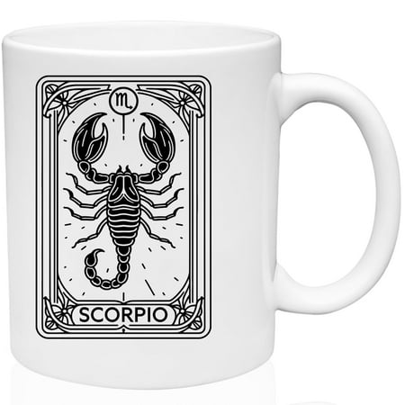 

GIFTS INFINITY Zodiac Horoscope Signs Available 11 oz. Traditional Ceramic Custom Mugs (Scorpio)