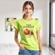 thumbnail image 3 of Playera Frutal Granadas San Joaquin Valley – Estilo Fresco con Sabor a Granada Ropa Para Mujer Color Verde Lima Talla Mediana Marca Emil SaEs, 3 of 4