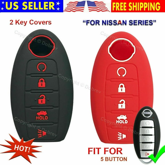 5B Silicone Cover Fob Case Skin For Nissan Altima Maxima Murano Pathfinder Key