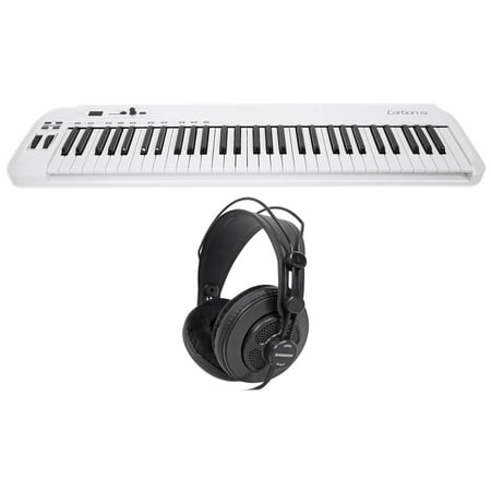 Samson Carbon 61 Key USB MIDI DJ Keyboard Controller + Software + (Best 61 Key Midi Controller 2019)