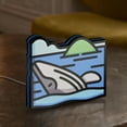 thumbnail image 3 of Ocean LED Lightbox - Aquatic Whale & Marine Mammal Decor for Coastal Vibes, Custom Led Sign for Home Office Shop Decor (Height 12 inch, 30cm), 3 of 9