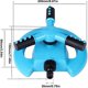 thumbnail image 3 of Garden Sprinkler, Automatic Lawn Sprinkler, 3 Arms Lawn Sprinkler, 360 Rotating Sprinkler For Lawn, 3 of 5