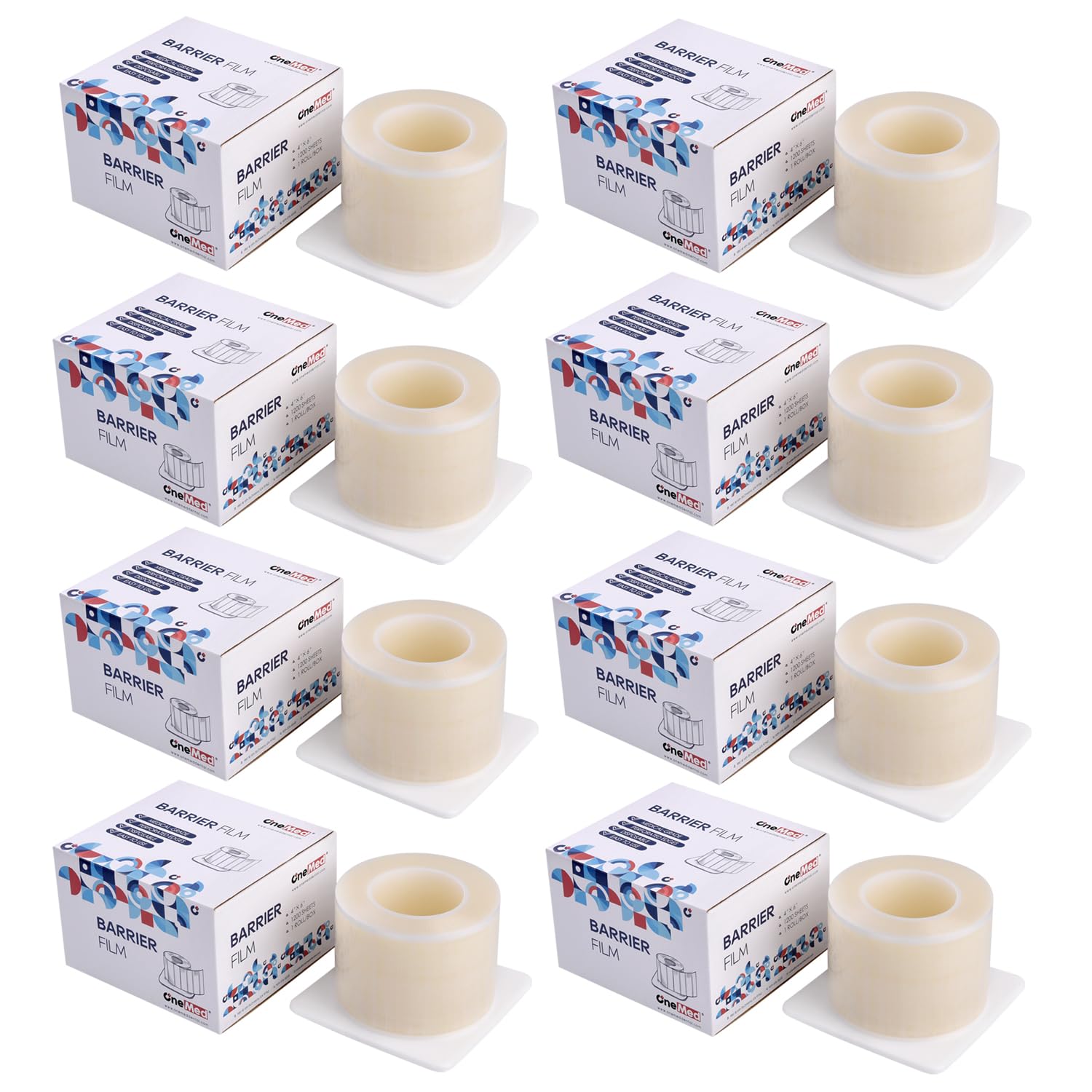 OneMed Dental Barrier Film Roll 4" x 6" Disposable Dental Barrier Tape