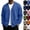 #03 Light Blue, variant on V‑Neck Loose Fit Cardigan for Men Long Sleeve Button Down Casual Coat Soft Stretch Fall Basic Jacket for Work Travel Hiking Daily Wear,3XL,Black