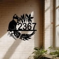 thumbnail image 3 of Customizable Squirrel House Number Outdoor Sign, Modern Door Address Plate Plaque, Office Hotel Home Room Number Name Signage, 3 of 6