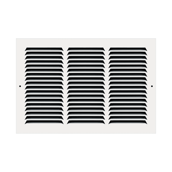 14" x 10" TruAire White Steel Wall Return Air Grille