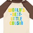 thumbnail image 4 of Inktastic Worlds Best Little Cousin Boys Long Sleeve Baby Bodysuit, 4 of 5