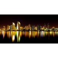 thumbnail image 3 of Shoemaker, Andrew 24x14 Black Modern Framed Museum Art Print Titled - San Diego Skyline, 3 of 5