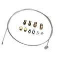 thumbnail image 1 of Kit de cable de acelerador universal para motocicleta, cable de embrague de 39,7 pulgadas de largo, herramienta de reparación multifuncional, 1 of 9