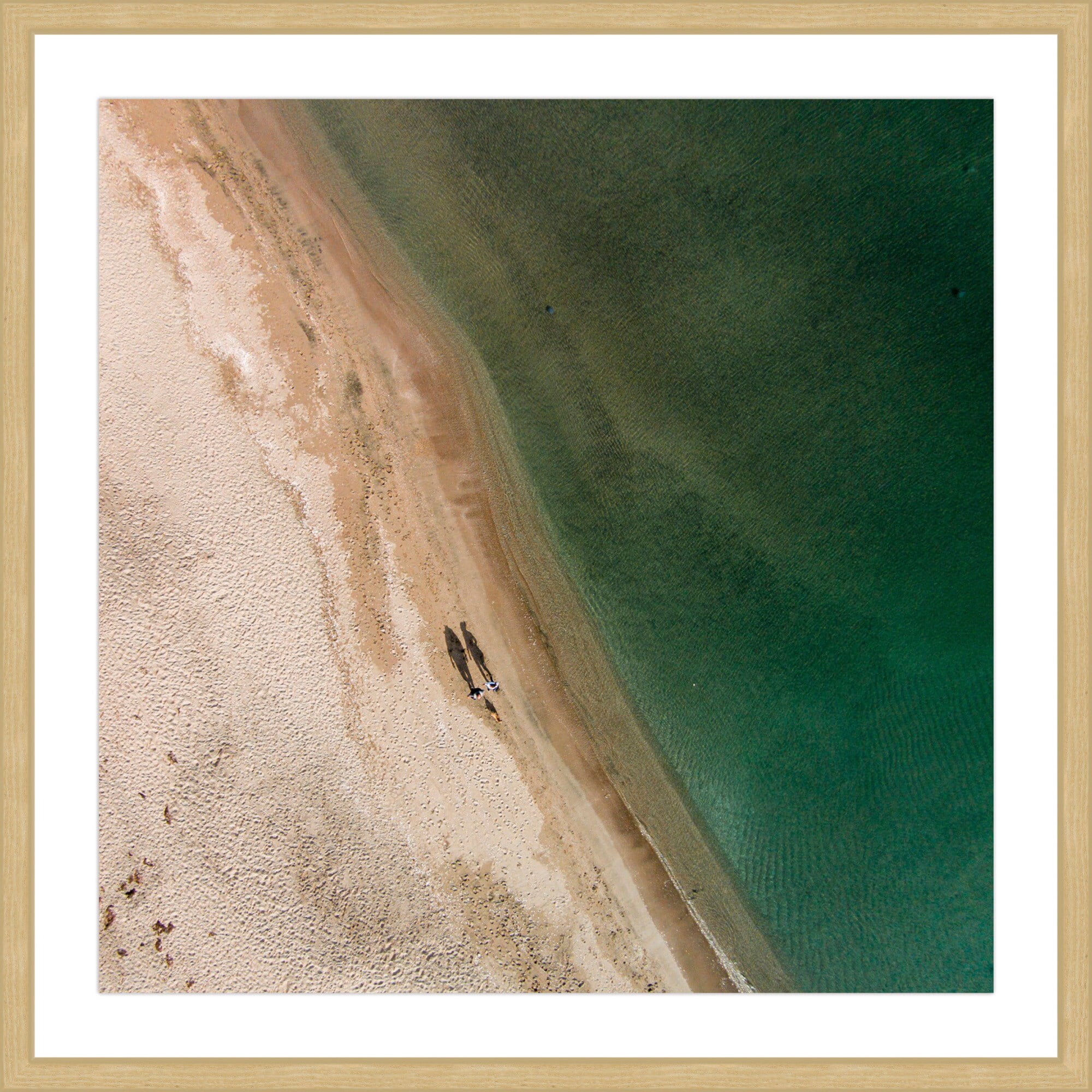 "Beached Whale" Framed Painting Print