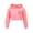 Pink, variant on iiniim Kids Girls Long Sleeve Hooded Sweatshirt Crop Tops for Casual/Sports/Hiphop Dance 4-16 Pink 14