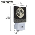 thumbnail image 4 of Yayeee LED Night Light for The Home Plug in With Light Sensors 2 Pack, Beige Moon, 4 of 6