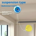 thumbnail image 4 of Indoor Badminton Trainer with Adjustable Height, Space-Saving Design, and Easy Wall/Ceiling Installation for Single Players, Made of Plastic, Silicone, and Nylon, 4 of 8