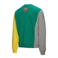 thumbnail image 3 of Unisex Mitchell & Ness-Kelly Green Boston Celtics Hardwood Classics Split 3 Pullover Sweatshirt, 3 of 6