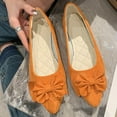thumbnail image 4 of Kilaqueen Ballet Flats for Women Pointed Toe Fashion Bowknot Slip-On Shoes Solid Color Office Work Comfortable Shoes, 4 of 5