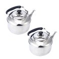 thumbnail image 1 of GUOOL 2x Whistling Tea Kettle Stainless Steel Teapot Water Coffee Fast Boiling 4L, 1 of 9