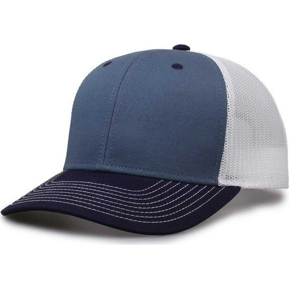 The Game GB452E Everyday Trucker Cap - Marine Navy White
