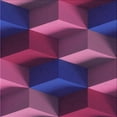 thumbnail image 1 of Ahgly Company Machine Washable Indoor Square Transitional Dark Orchid Purple Area Rugs, 5' Square, 1 of 7