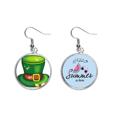 thumbnail image 1 of Shine sombrero verde el día de San Patricio de Irlanda Pendientes de sandía verano lóbulo desgaste Unbranded M, 1 of 3