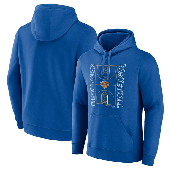 Men's Blue New York Knicks Michelob Ultra Full Court Pullover Hoodie