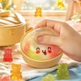 thumbnail image 6 of Bear Theme Mystery Dumpling Squishy Slow Rising Squeeze Stress Relief Dough Bun Soft Decompression Novelty Toy for Daily Entertainment Gift, 6 of 6