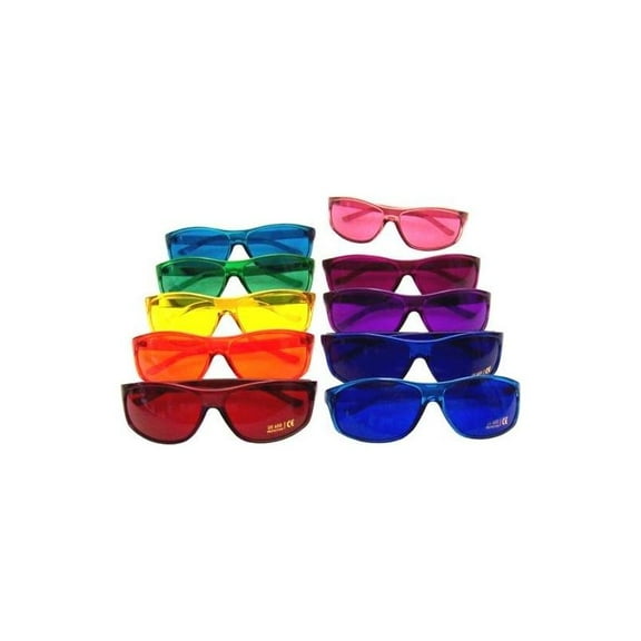 Color Therapy Glasses Pro Style Set of 10 Colors