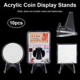 thumbnail image 4 of 10PCS Card Stand Graded Cards Display Stand Coins Small Box Paper Clip Holder, 4 of 5
