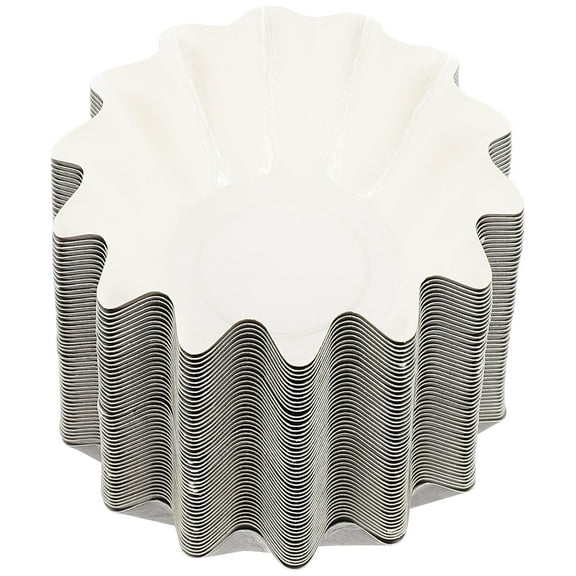 PBPBOX 50Pcs Leakproof Black Candle Wax Liner Tray for Home Use with Wax Melt Liners