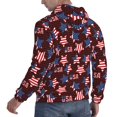 thumbnail image 6 of Wukai American Stars1 Print Men Hoodies Fleece Sweatshirts Long Sleeve Sweaters Pullover Fall Outfits Winter Clothes-Large, 6 of 7