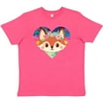 thumbnail image 3 of Inktastic Fox Lover Heart Cute for Girls Youth T-Shirt, 3 of 5