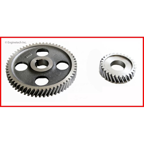 Enginetech 2764S Engine Timing Gear Set. Matched HD Iron Camshaft Gear