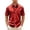 Red, variant on Men's Paisley Shirts Vintage Floral Button Down Shirt Casual Regular Fit Summer Shirt with Pockets Blue XXXXL