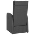 thumbnail image 5 of vidaXL 9 Piece Outdoor Dining Set with Cushions Poly Rattan Black, 5 of 5