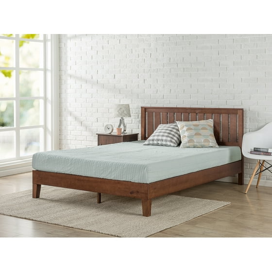Zinus Full Inch Solid Wood Platform Bed With Headboard Zinus Full Inch Solid Wood Platform Bed With Headboard